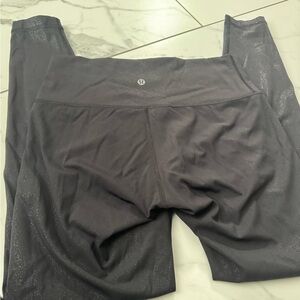 lululemon athletica Shimmering Black Leggings